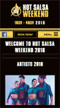 Mobile Screenshot of hotsalsaweekend.com